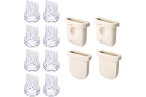 6pcs Breast Pump Parts for eufy, Silicone Diaphragms & Duckbill Valves Wearable Breast Pump Replacement Accessories Compatibl