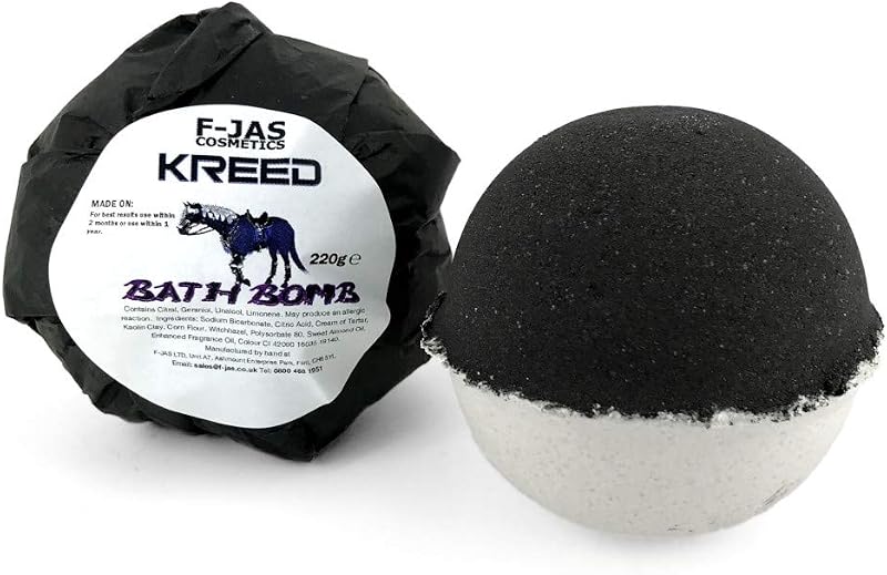 FJAS Cosmetics Kreed Aventus Designer Fragrance Bath Bomb 220g Relaxation