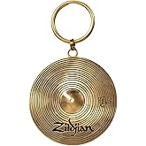Zildjian Brass Cymbal Keychain, Brass, 2"