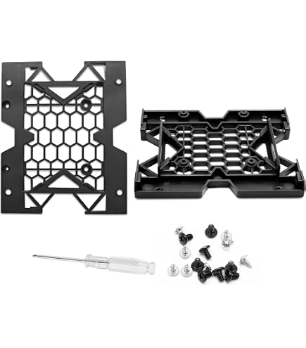 5.25" To 3.5" / 2.5" SSD Hard Drive Adapter Tray - Mount Small Drives In Big Bays With Fan