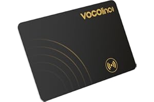 VOCOlinc Wallet Tracker, Bluetooth Tracker Item Locator Compatible with Find My (iOS only), Smart Tracker for Wallet, Luggage Tags, Bag, Backpack and More, IP67 Waterproof, Ultra-Thin
