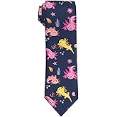 Wyayazh Sunflower Neckties For Men Print Tie Novelty Neck Ties For Business Work Casual Wedding Party