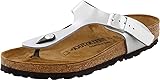 Birkenstock Women's GIzeh Thong Sandal, Silver, 41