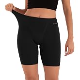 INNERSY Women's Period Underwear High Waisted Boy Shorts 1-Pack | Overnight, 50ml Absorbency for Menstrual and Postpartum Leak Protection