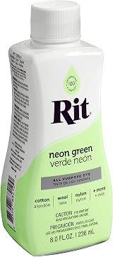 Rit Dye Neon Green Fabric Dye 236ml 88210 for Cotton Silk Wool RCA view 2