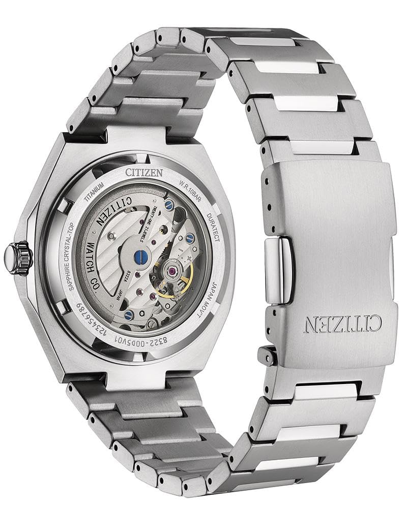 Citizen Herren Analog Automatik Armbanduhr Super Titanium Zenshin 60 2