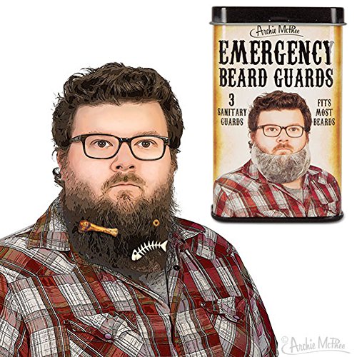 Emergency Beard Guards Novelty Gag Gift