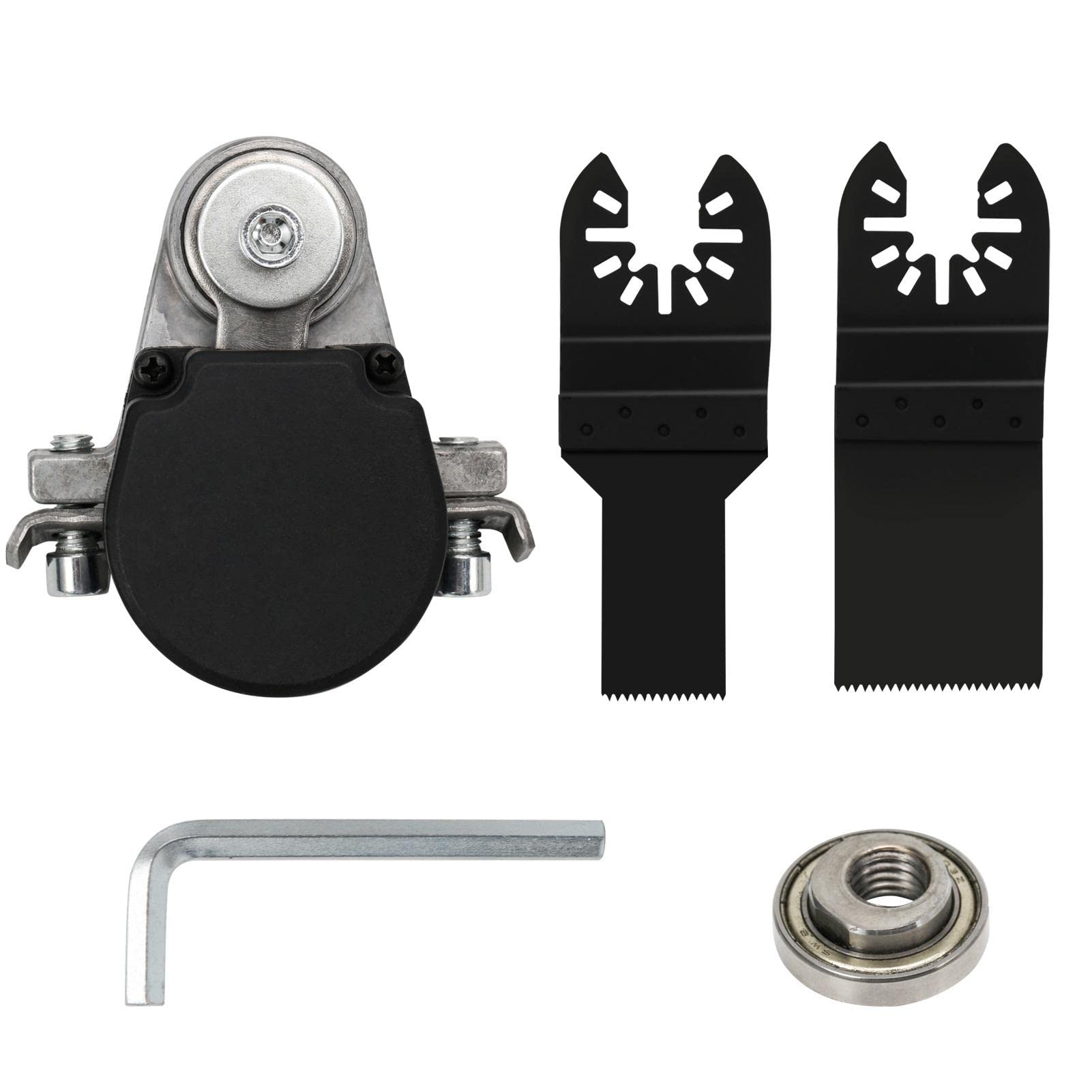 Artillery Oscillating Multitool Blade Kit, Aluminum Carbon Steel Blade Tool for Angle Grinder, Type 115/125, Universal Quick Release M14 Thread Adapter Kit