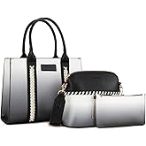 Wrangler 3Pcs Purses for Women Tote Bag Crossbody Handbag Sets with Strap