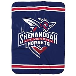 Shenandoah University Primary Logo Stripes Sherpa