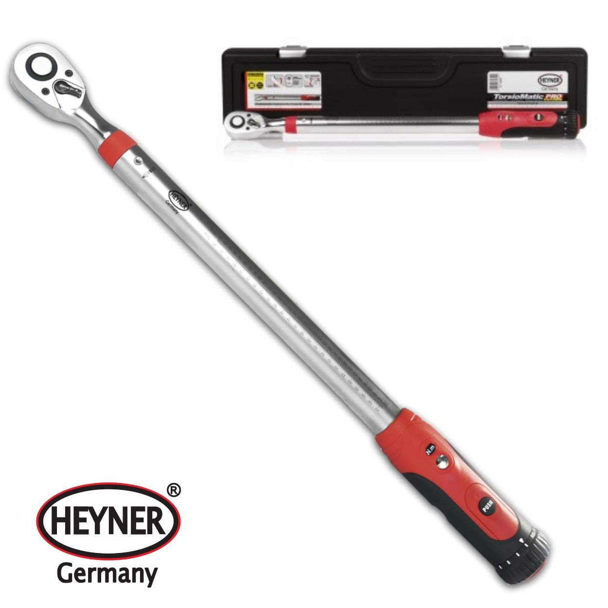 Professional Automatic Torque Wrench 1/2" Drive 40200nM Convex Lens