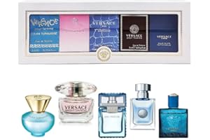 Versace Perfume Collection - Eros, Bright Crystal, Dylan Blue & More 5 Piece Set