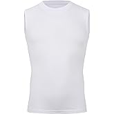 TeGlraddix Youth Boy Girls Sleeveless Compression Shirt Kid Athletic Tank Top Quick Dry Basketball Football Undershirt