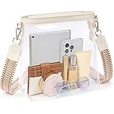 BOSTANTEN Clear Bag for Stadium Events Approved Crossbody Purse with Adjustable Strap for Concerts, Festivals