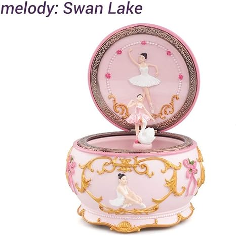 Amazon Co Jp オルゴール オルゴールボックス レトロ オルゴール 誕生日 音楽ボックス Diy 手作り 子供 プレゼント Lkyjp Color Swan Lake Size フリー ホーム キッチン