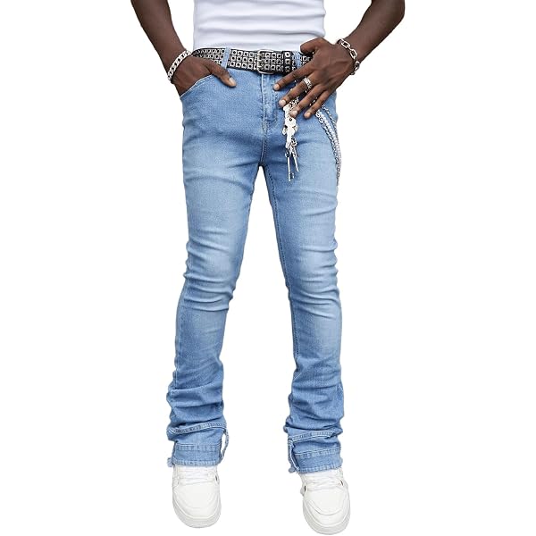 mnml Men's X514 Skinny Stacked Denim - Black, 28 at Amazon Men's