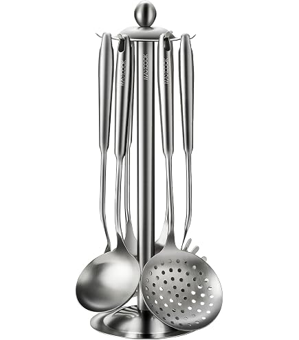 Amazon.com: MAXCOOK 18/8 Stainless Steel Cooking Utensils set, 7