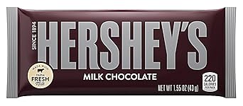 Hershey's Milk Chocolate Bar 43g (5 Pack)
