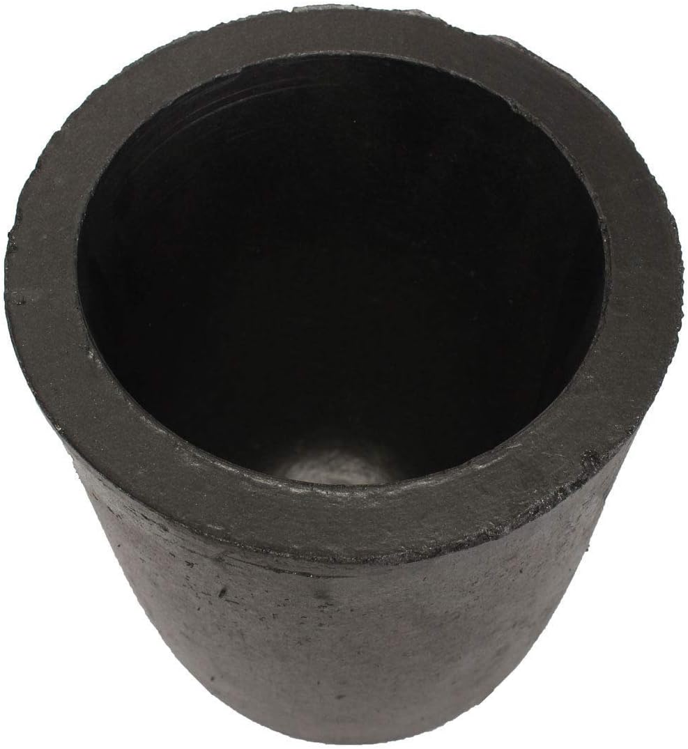 LTKJ 12KG Graphite Crucible Foundry Cup Furnace Torch Melting Casting