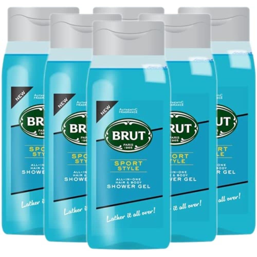 Brut Sport Style Shower Gel 500ml (Pack of 6)