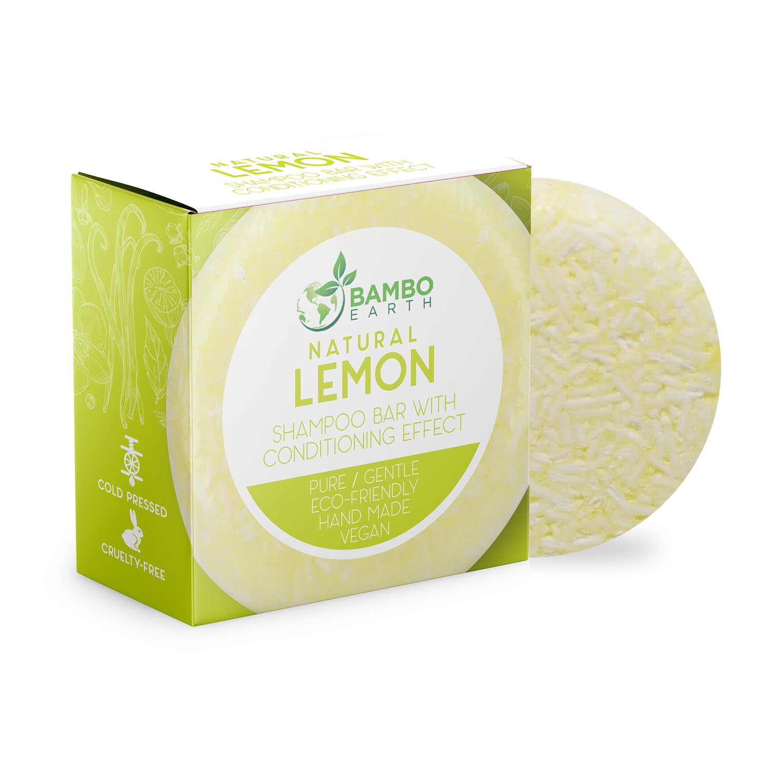 Solid Shampoo Bar And Conditioner Effect Hair Soap – Natural Shampoo Bars For Hair w/Based Essential Oils