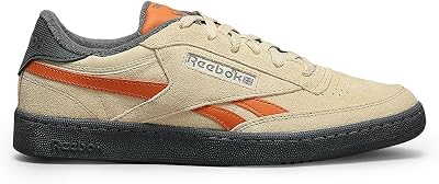 Baskets Unisexe Club C Revenge Vintage - Beige Simple/Gris 5/Orange Rustique, 38,5 EU