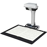 ScanSnap SV600 Overhead Book and Document Scanner, Black | Multi-Document | Auto Book Correction | Page Turning Detection