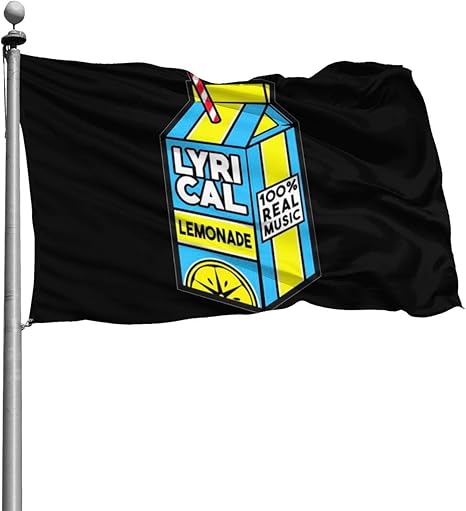 Amazon.com : Qbeir Lyrical Lemonade Flags Anti Uv Fading Decorative