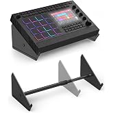 Adjustable Desktop Stand for Samplers, Synthesizers, Drum Machines and Effects Units, Compatible with Akai MPC Live 3, MPC Live 2, Ableton Push 3, Native Instruments Maschine and More (Large 10.6-18.5 in Width)