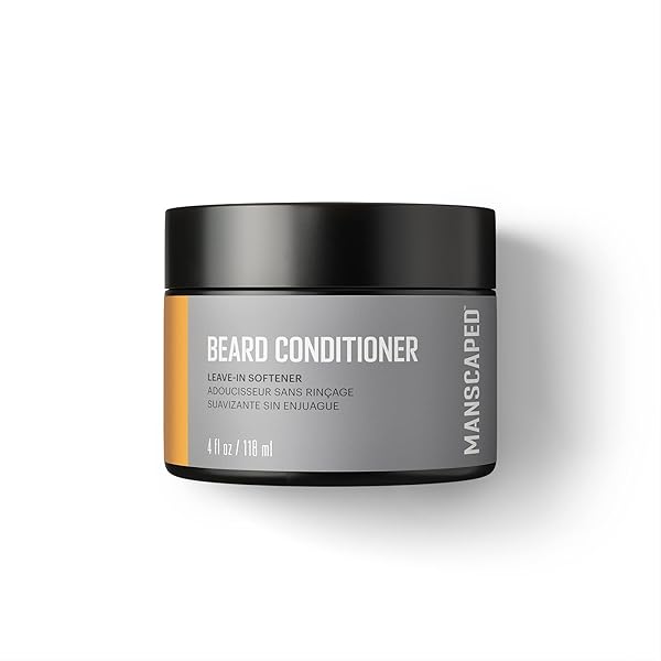 MANSCAPED® ULTRAPREMIUM BEARD CONDITIONER, LEAVE-IN SOFTENER WITH NOURISHING OILS AND ANTIOXIDANTS, SHEA BUTTER, EUCALYPTUS, LAVENDER, COCONUT OIL HYDRATES & RESTORES MOISTURE, (4 OZ)