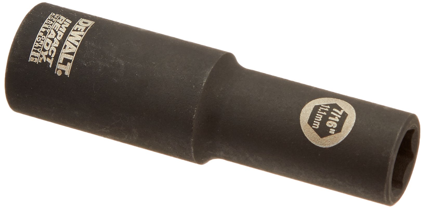 DEWALT DW22852 7/16-Inch Impact Ready Deep Socket for 1/2-Inch Drive