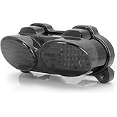 Amazinea Smoke Integrated 90 LED Brake Blinker Tail Light for Kawasaki ZR7S ZX6R ZX900 ZX9R ZZR600