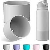 Alwenid 2PCS Silicone Water Bottle Boot for Owala 24oz 32oz 40oz, Anti-Slip Protective Sleeve Bottom Bumper Protector for FreeSip, Twist, and Flip Stainless Steel Water Bottles