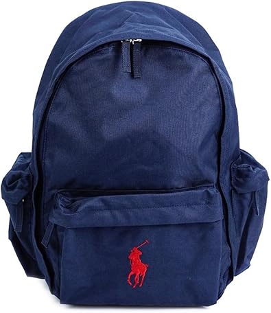 Amazon Co Jp Ralph Lauren ラルフローレン リュックサック 16年春夏商品 Navy ネイビー Classic Pony Backpack Lg ラージ バックパック デイバッグ メンズ レディース 並行輸入品 シューズ バッグ