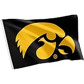 Desert Cactus University of Iowa UI Flag - 3 x 5 Feet Hawkeyes Banner, Indoor/Outdoor Durable Fabric, 100% Polyester Design (Style 1)