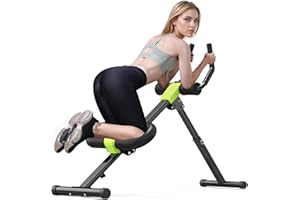 VISLIM Ab Workout Equipment, Ab Machine for Home Gym Fitness, Ab Trainer Exercise Equipment for Abdominal Exercise and Strength Training (Black)