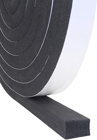 Storystore Foam Insulation Tape Self Adhesive 25mm x 20mm x 5m Weather Strip