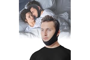 Coxoa Anti Snoring Devices, Chin Strap for Sleeping, Chin Strap for CPAP Users, Adjustable Chin Strap for Snoring | Breathable Anti Snoring Chin Strap Stop Snoring Head Band Keeping Mouth Closed