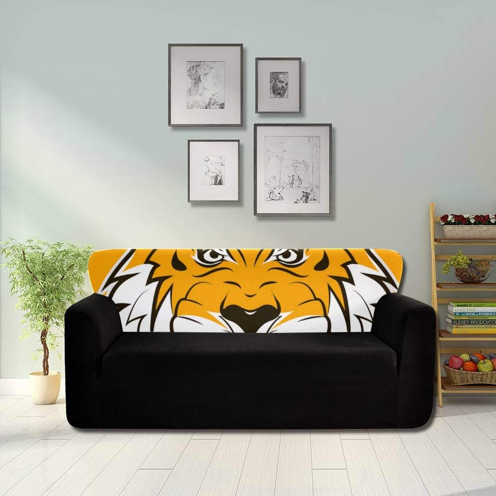 LIANGWE Angry Irritated Tiger King Animal Stretch Sofa Slipcover