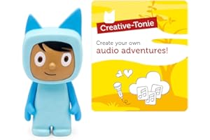 Tonies Creative Audio Character - Record and Upload up to 90 Minutes of Your Own Stories and Songs - Light Blue/Medium
