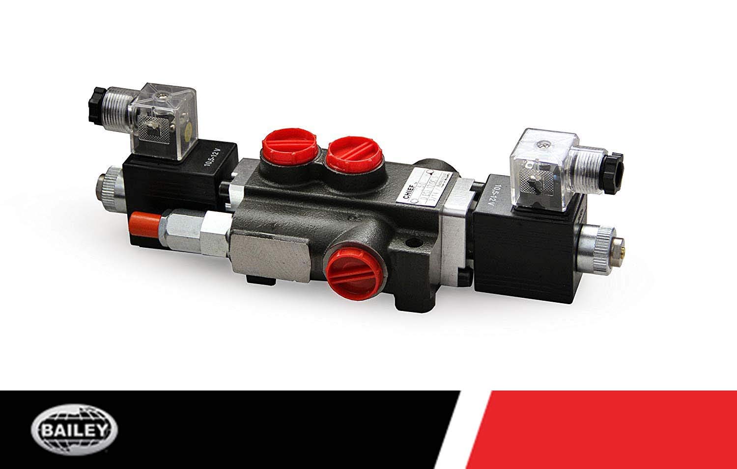 Chief 12 Volt Solenoid Operated Directional Control Valves 3 Spool 4