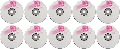 dsheng 10x CD R Blank Discs 700MB 52X Speed PC Material for Digital Images Music