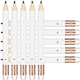 Vusnud 50Pcs - Bridal Shower Sharpened Half Pencils with Erasers, Pre-sharpened Pencils for Bridal Shower & Wedding Games, 4 