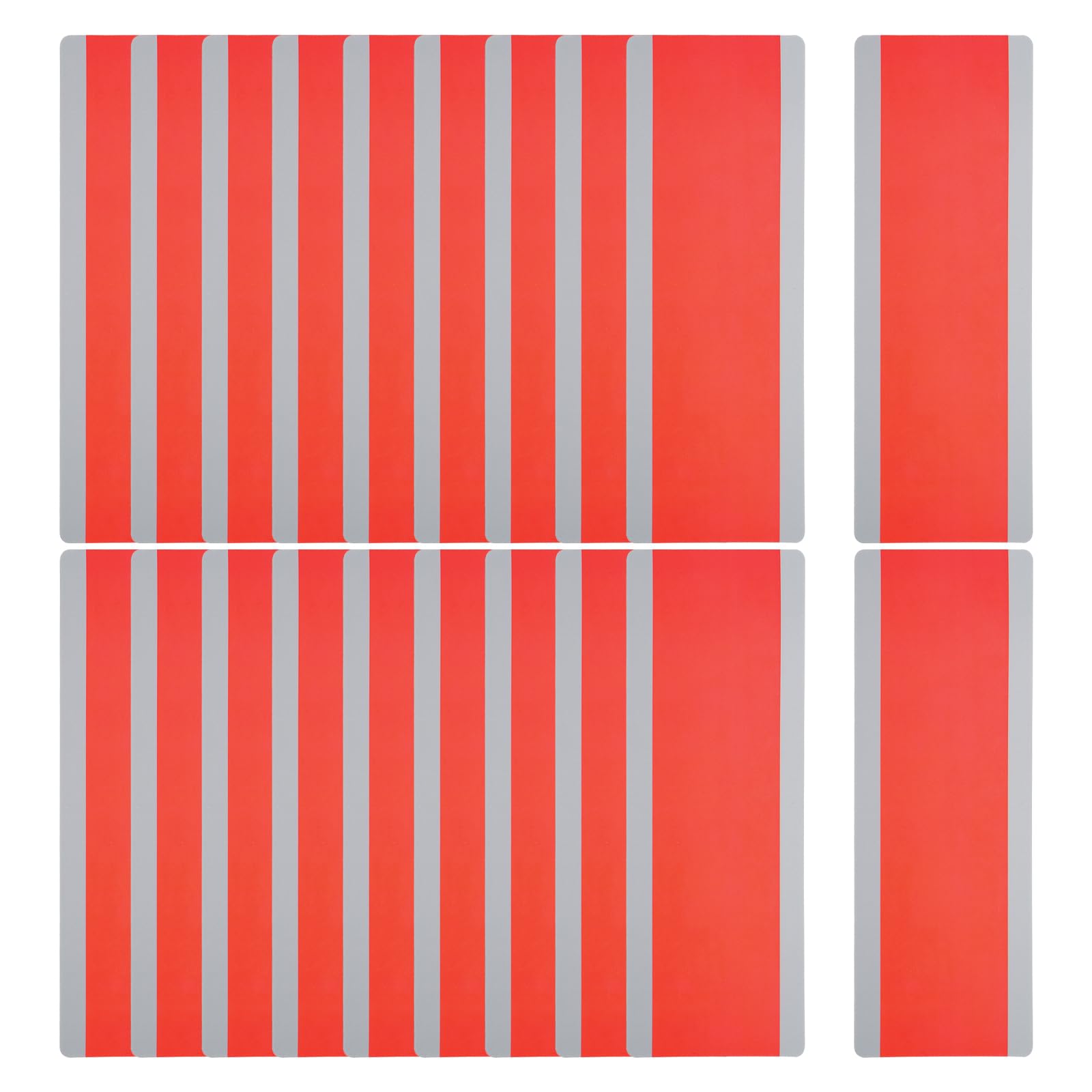 PATIKIL Guided Reading Strips, 20pcs Tracking Highlight Colored Overlay Bookmark Reduce Visual Stress Teacher Teaching Supplies for Classroom, Red 19x7cm