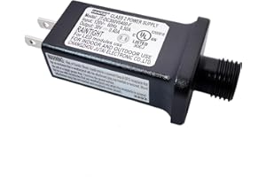 DIRDUAID 30V 12W LED Controller Steady On Mode, JT-DC300V0400-F Class 2 Power Supply LED Transformer, Low Voltage Transformer US Plug for LED Light (30V0.4A 1Pack)