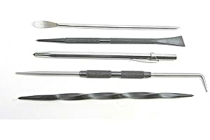 UJ RAMELSON CO Ramelson Intaglio Etching Twisted Scriber, Scraper/Burnisher, Hook & Carbide Scriber, Knife Kit