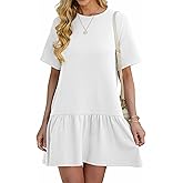 HiMONE Summer Dress for Women 2025 Cute Babydoll with Pockets Loose Fit Casual Dresses XS-2XL