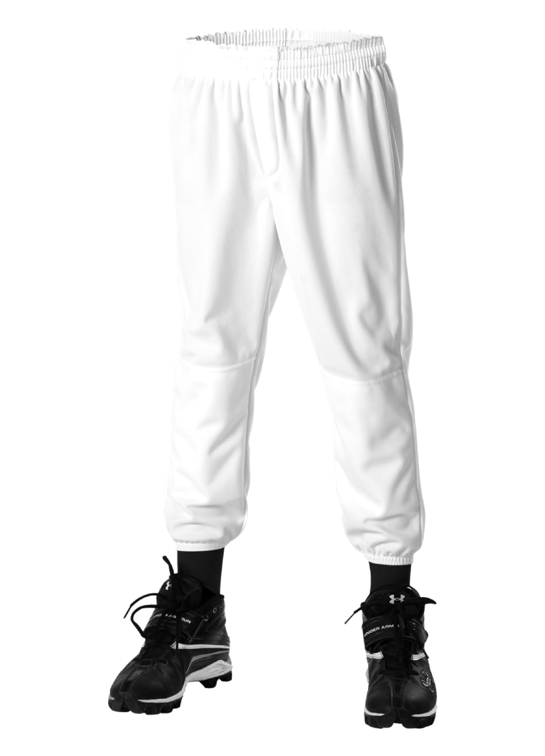 Alleson Athletic Youth - Pantalones de béisbol, color blanco, grande