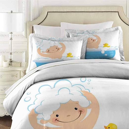 Amazon Com Nursery Bedding 3 Piece Queen Bed Sheets Set Comforter
