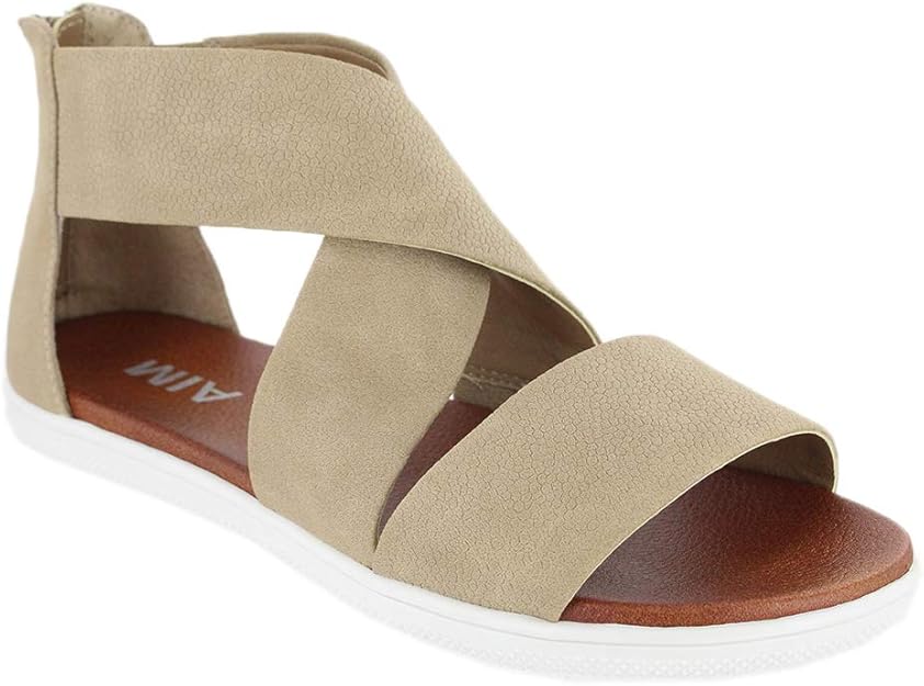 mia deana sandals taupe